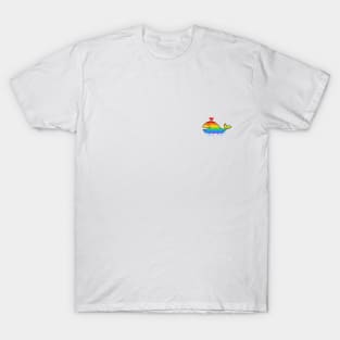 Whale Rainbow Pride Shirt, LGBTQ, Gay Shirt, Lesbian Shirt, Gift for Gay Lesbian, Queer Pride Month T-Shirt